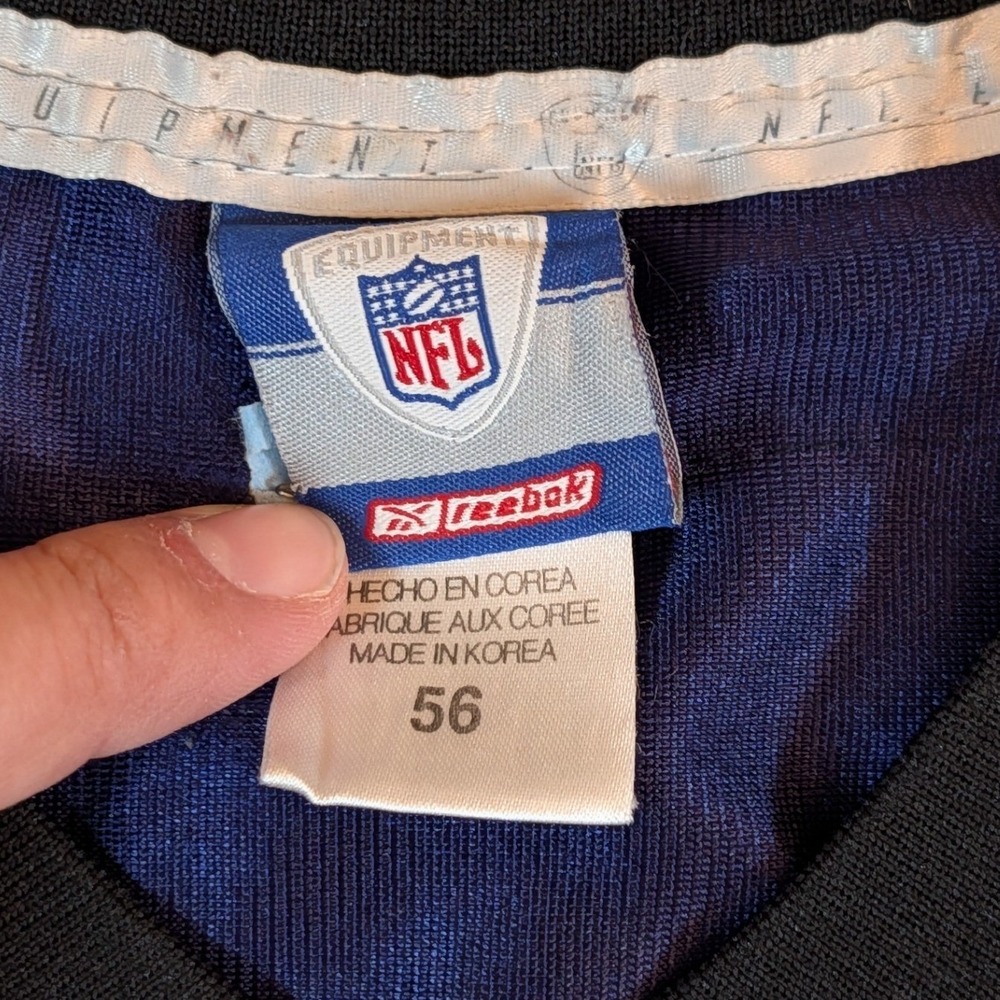 Baltimore Ravens Ray Lewis 52 Reebok NFL‎ Jersey Purple Mens 56 Authentic - Picture 7 of 8